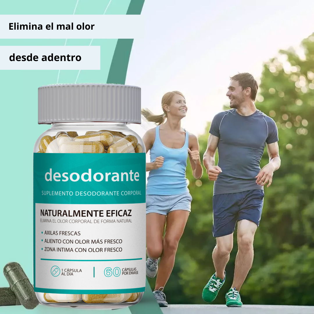 Desodorante en Cápsulas Elimina Olores - 60 comprimidos