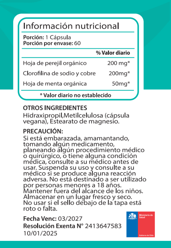 Cómo funciona la clorofila para reducir el mal olor corporal desde adentro