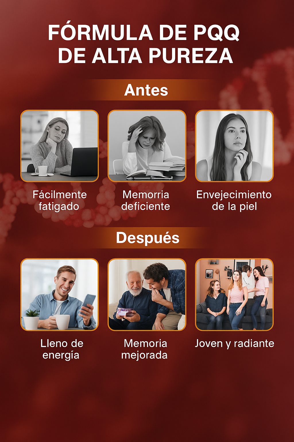 PQQ 20 mg – Energía celular real desde la raiz