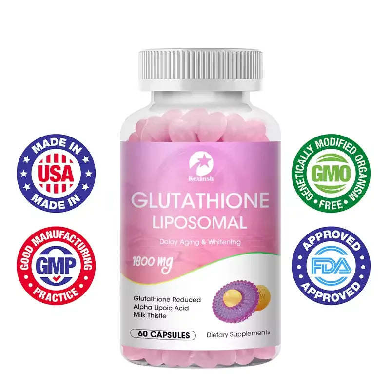 Glutation Liposomal 1800 Mg Maxima Absorcion 120 Capsulas
