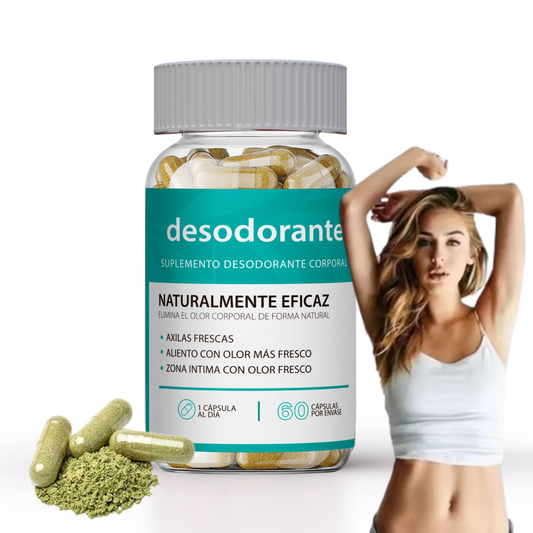 Desodorante en cápsulas: cómo funciona la clorofila para el mal olor corporal