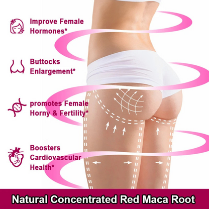Aguaje + Maca 60 Capsulas | Suplemento natural para curvas femeninas, equilibrio hormonal y energía