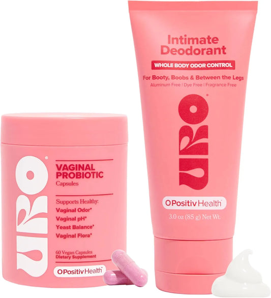 Pack Cuidado Íntimo - 60 Cápsulas URO + Desodorante URO (85 G)