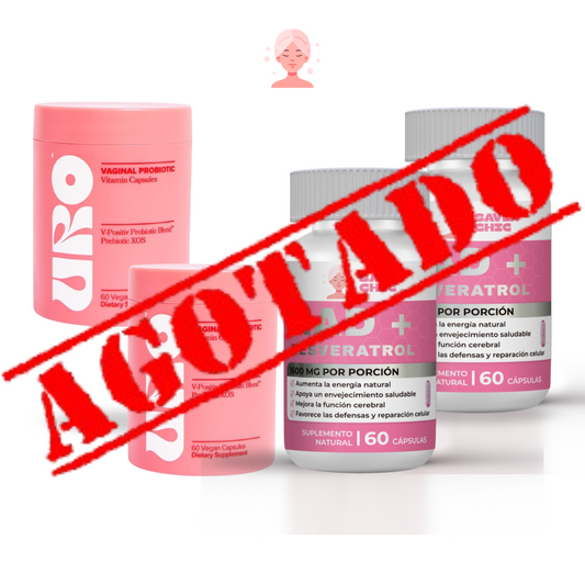 🌿 Pack Bienestar Total – 2 URO Probiotics + 2 NAD+ Cyber
