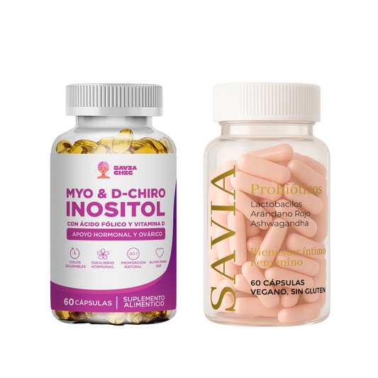 Pack bienestar femenino - SAVIA Probioticos + MYO Inositol