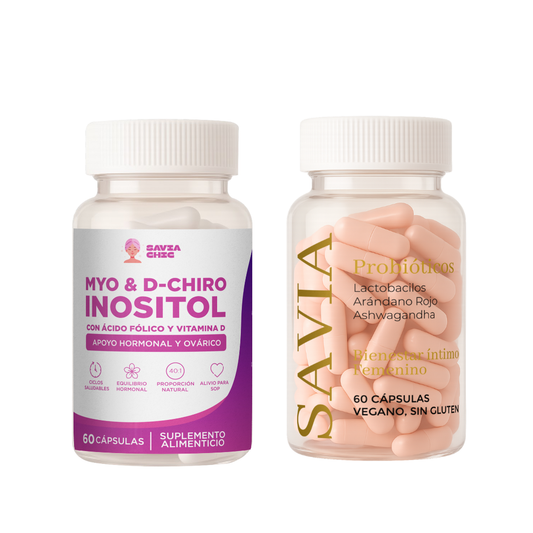 Pack bienestar femenino - SAVIA Probioticos + MYO Inositol