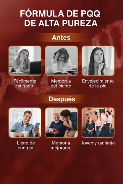 PQQ 20 mg – Energía celular real desde la raiz