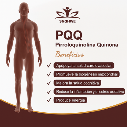 PQQ 20 mg – Energía celular real desde la raiz