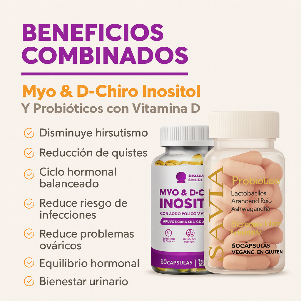 Pack bienestar femenino - SAVIA Probioticos + MYO Inositol