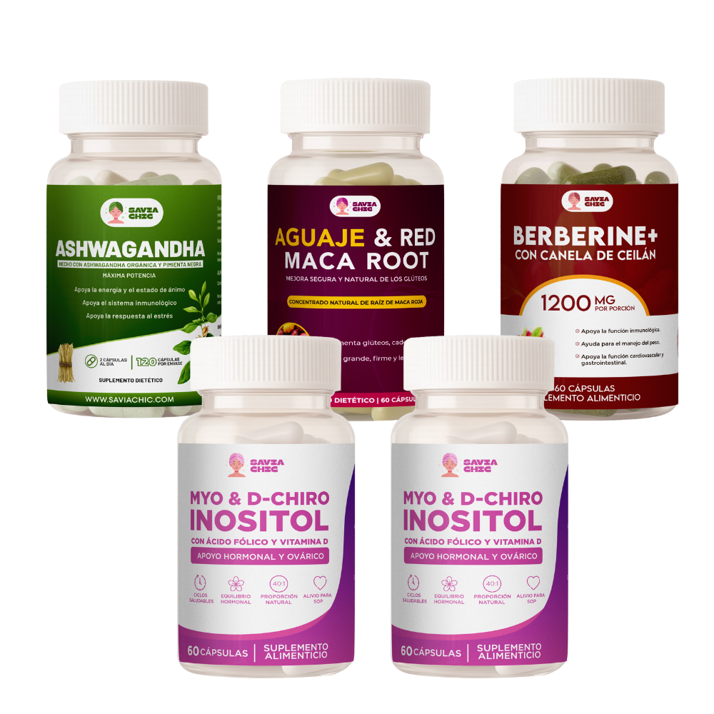 Pack Black Friday SAVIA CHIC — Suplementos Premium para la Mujer | Oferta Exclusiva Black Friday 2025
