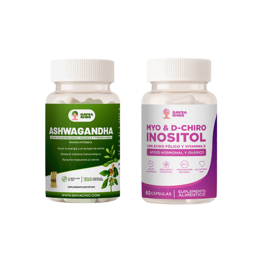 Pack Equilibrio Femenino Total Ashwagandha + Myo & D-Chiro Inositol | Bienestar Hormonal y Estrés