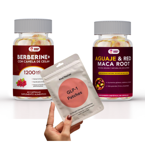 Promo Cyber: Berberina + Aguaje + Parches GLP-1 – Control del Apetito y Metabolismo