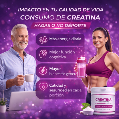 Creatina Monohidrato Micronizada Pura 300g Sin Sabor
