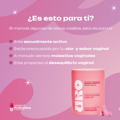 PH vaginal controlado en un 97% | 60 Cápsulas + Regalo Sorpresa