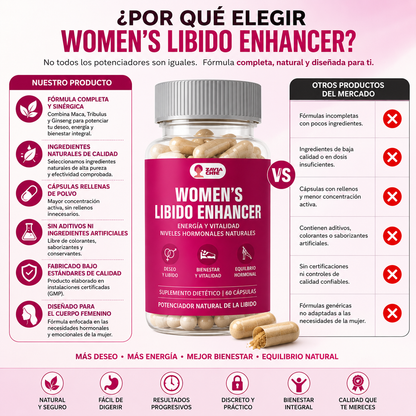 Suplemento Natural para Libido y Vitalidad Femenina – 60 cápsulas