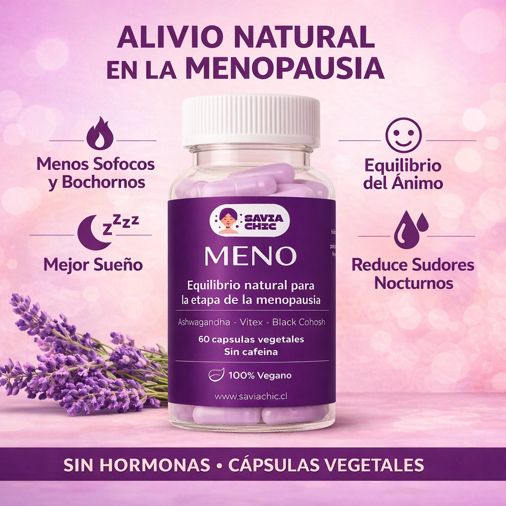 SAVIA MENO 60 Cápsulas Sofocos Bochornos Ánimo