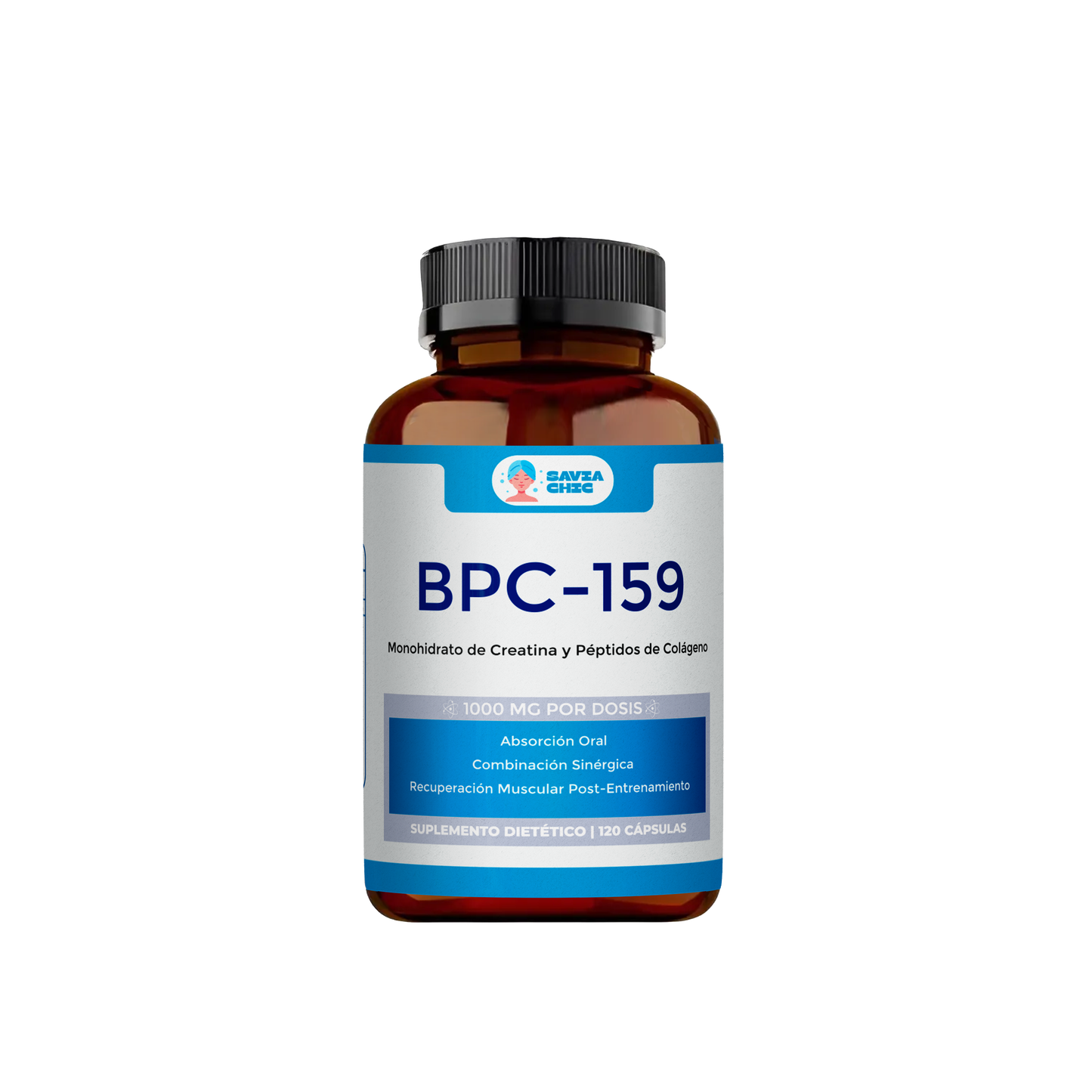BPC-159 con Creatina, Colágeno y Magnesio 120 Cápsulas